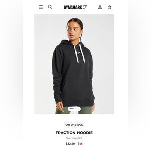 Gymshark Black Hoodie